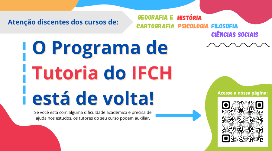 Programa de Tutoria Discente está de volta ! Acesse a página para conhecer o programa .